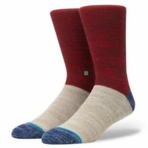 2 PAIRS Stance Arica Topstitch Knit Socks Red